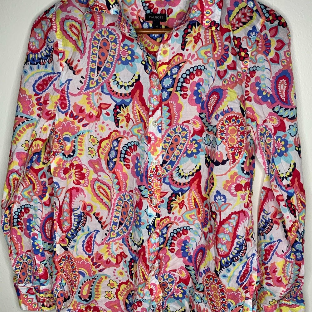Button down shirt, multicolor